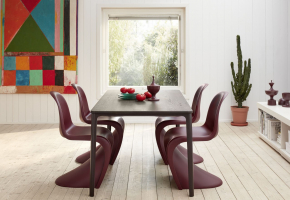 Panton Chair Plate Dining Table 