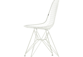 Vitra Wire Chair DKR Drahtuntergestell Charles & Ray Eames Outdoor weiss pulverbeschichtet 